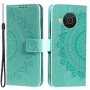 Nokia X10 / X20 5G mintunvihreä mandala suojakotelo – käytännöllinen kotelo arjen tarpeisiin