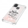 Samsung Galaxy A21s glitter hile never stop dreaming suojakuori