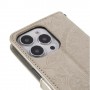 iPhone 13 pro kullanvärinen mandala suojakotelo – kannellinen puhelinlompakko tuotekuvassa