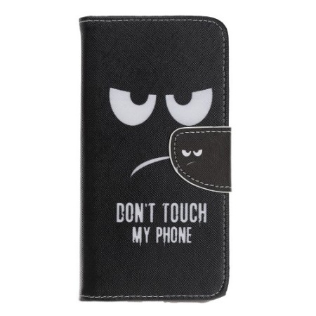 iPhone 13 pro do not touch my phone suojakotelo – lompakkomallinen avattava kannellinen suojakotelo
