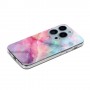 iPhone 13 pro värikäs tie-dye marmori suojakuori