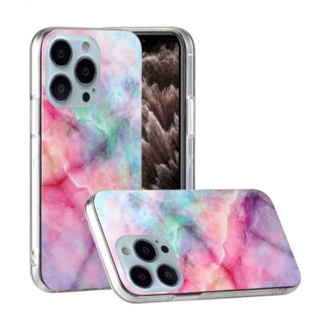 iPhone 13 pro värikäs tie-dye marmori suojakuori