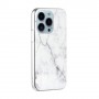 iPhone 13 pro valkoinen marmori suojakuori