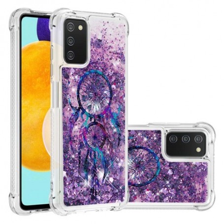 Samsung Galaxy A03s läpinäkyvä perhonent suojakuori.