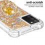 Samsung Galaxy A02s / A03s kulta glitter hile sormuspidike suojakuori