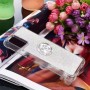 Samsung Galaxy A03s hopea glitter hile sormuspidike suojakuori.