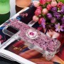 Samsung Galaxy A02s / A03s pinkki glitter hile sormuspidike suojakuori