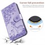 Samsung Galaxy A12 violetti eläimet suojakotelo
