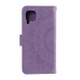 Samsung Galaxy A12 violetti mandala suojakotelo