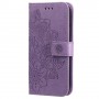 Samsung Galaxy A03s violetti mandala suojakotelo