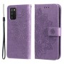Samsung Galaxy A03s / A02s violetti mandala suojakotelo