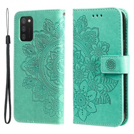 Samsung Galaxy A03s mintunvihreä mandala suojakotelo