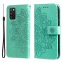 Samsung Galaxy A03s mintunvihreä mandala suojakotelo