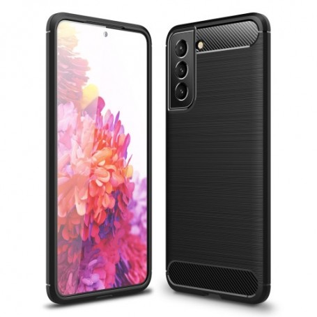 Samsung Galaxy S21 FE 5G musta suojakuori.