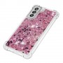 Samsung Galaxy S21 FE 5G pinkki glitter hile suojakuori