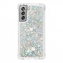 Samsung Galaxy S21 FE 5G hopea glitter hile suojakuori