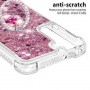 Samsung Galaxy S22 5G pinkki glitter hile sormuspidike suojakuori