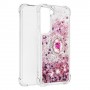 Samsung Galaxy S22 5G pinkki glitter hile sormuspidike suojakuori