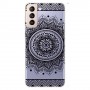Samsung Galaxy S22 5G läpinäkyvä mandala suojakuori.