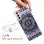 Samsung Galaxy S22 5G läpinäkyvä mandala suojakuori.