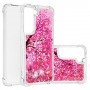 Samsung Galaxy S22 5G glitter hile pinkki puu suojakuori