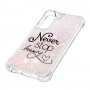 Samsung Galaxy S22 5G glitter hile never stop dreaming suojakuori