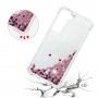 Samsung Galaxy S22 5G pinkki glitter hile suojakuori