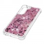 Samsung Galaxy S22 5G pinkki glitter hile suojakuori