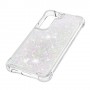 Samsung Galaxy S22 5G hopea glitter hile suojakuori