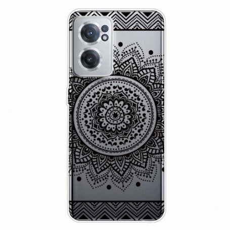 OnePlus Nord CE 2 5G läpinäkyvä mandala suojakuori.