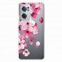 OnePlus Nord CE 2 5G läpinäkyvä kukat suojakuori.