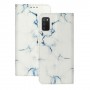Samsung Galaxy A02s / A03s valkoinen marmori suojakotelo