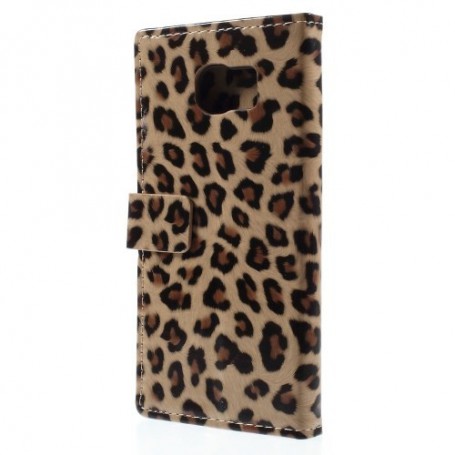 Galaxy S6 edge leopardi puhelinlompakko