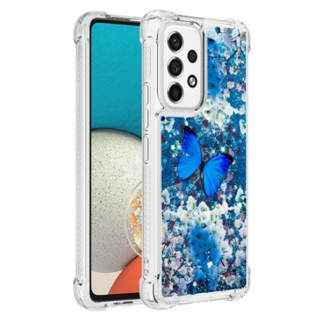 Samsung Galaxy A53 5G läpinäkyvä perhonent suojakuori.