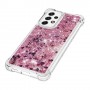 Samsung Galaxy A53 5G pinkki glitter suojakuori