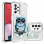 Samsung Galaxy A13 / A04s läpinäkyvä pöllö suojakuori.