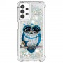 Samsung Galaxy A13 / A04s läpinäkyvä pöllö suojakuori.
