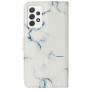 Samsung Galaxy A33 5G valkoinen marmori suojakotelo