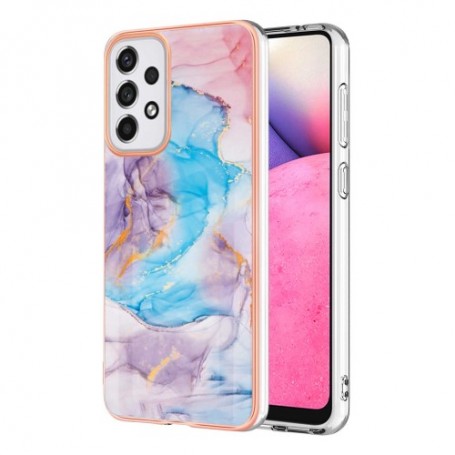 Samsung Galaxy A33 5G värikäs marmori suojakuori.