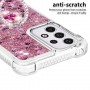 Samsung Galaxy A33 5G pinkki glitter hile sormuspidike suojakuori.