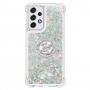 Samsung Galaxy A33 5G hopea glitter hile sormuspidike suojakuori