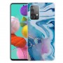 Samsung Galaxy A33 5G sininen marmori suojakuori.