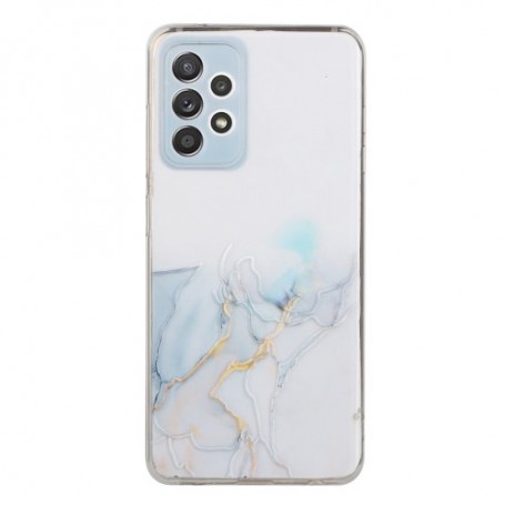 Samsung Galaxy A33 5G valkoinen marmori suojakuori.