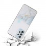 Samsung Galaxy A33 5G valkoinen marmori suojakuori.