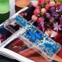 Samsung Galaxy A33 5G glitter hile sininen perhonen suojakuori
