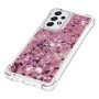 Samsung Galaxy A33 5G pinkki glitter hile suojakuori – istuu täydellisesti puhelimen muotoihin