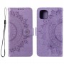 Samsung Galaxy A03 violetti mandala suojakotelo