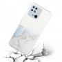 Xiaomi Redmi 10C läpinäkyvä marmori suojakuori.