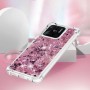 Xiaomi Redmi 10C läpinäkyvä pinkki pinkki suojakuori.