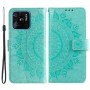 Xiaomi Redmi 10C mintunvihreä mandala suojakotelo